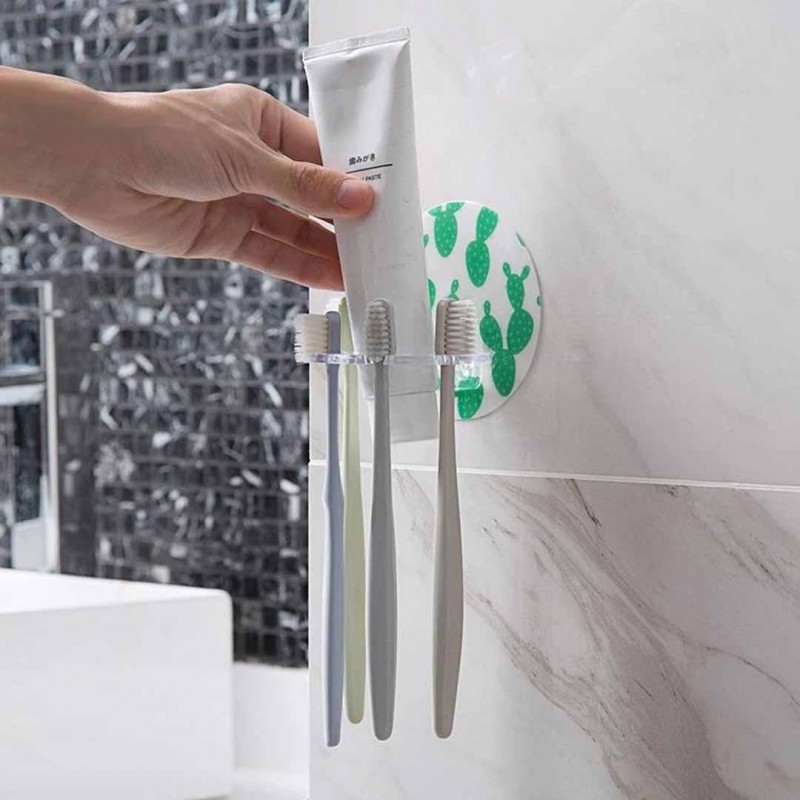 Word Toothbrush Rack Toothbrush Holder Rack Toothbrush Organizer Hanging Set Storage Rack