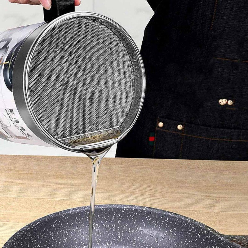 High Quality Fryer Oil Filter Pot Enhance Cooking Efficiency