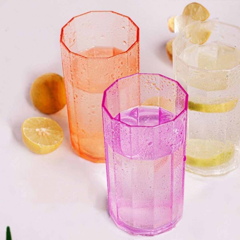 8 Piece Party Acrylic Glass Set Stylish and Durable Drinkware