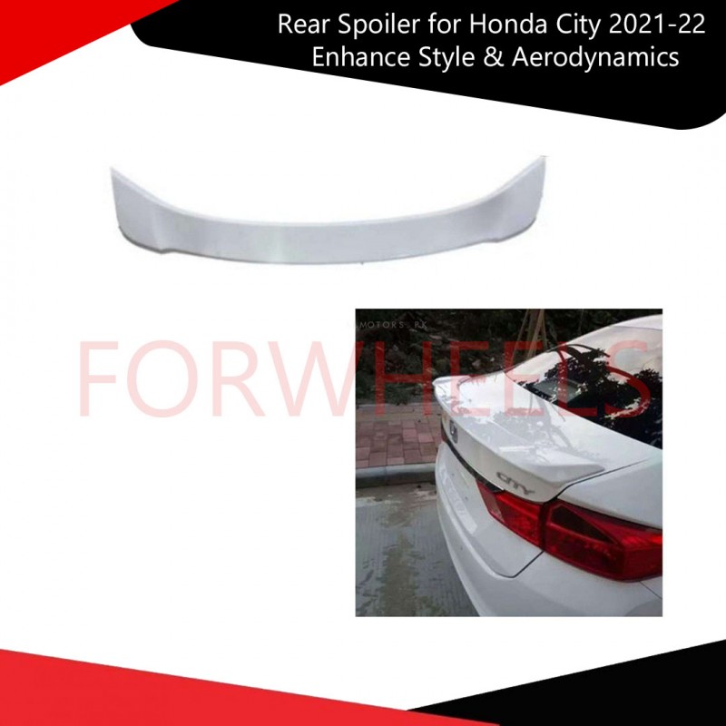 Unpainted Rear Spoiler for Honda City 2021-22 Enhance Style & Aerodynamics