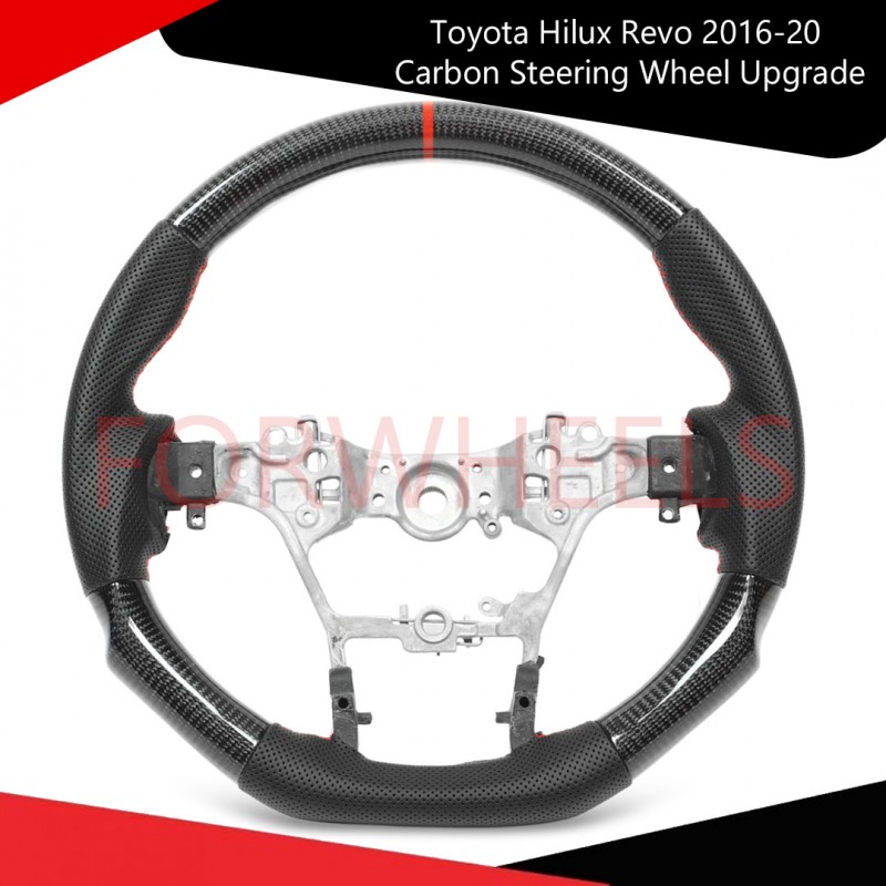 Toyota Hilux Revo 2016-20 Carbon Steering Wheel Upgrade