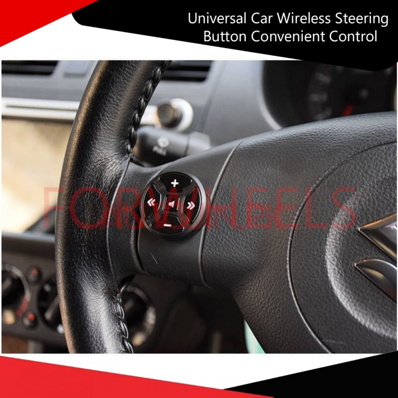 Universal Car Wireless Steering Button Convenient Control & Accessibility