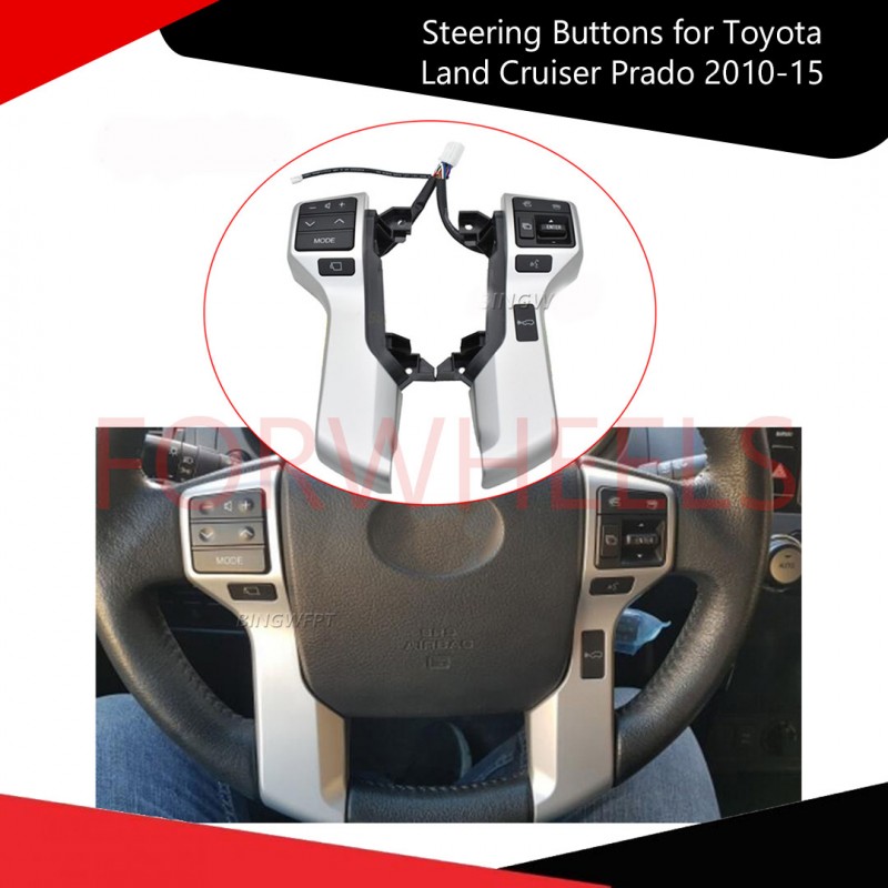 Multimedia Steering Buttons for Toyota Land Cruiser Prado 2010-15