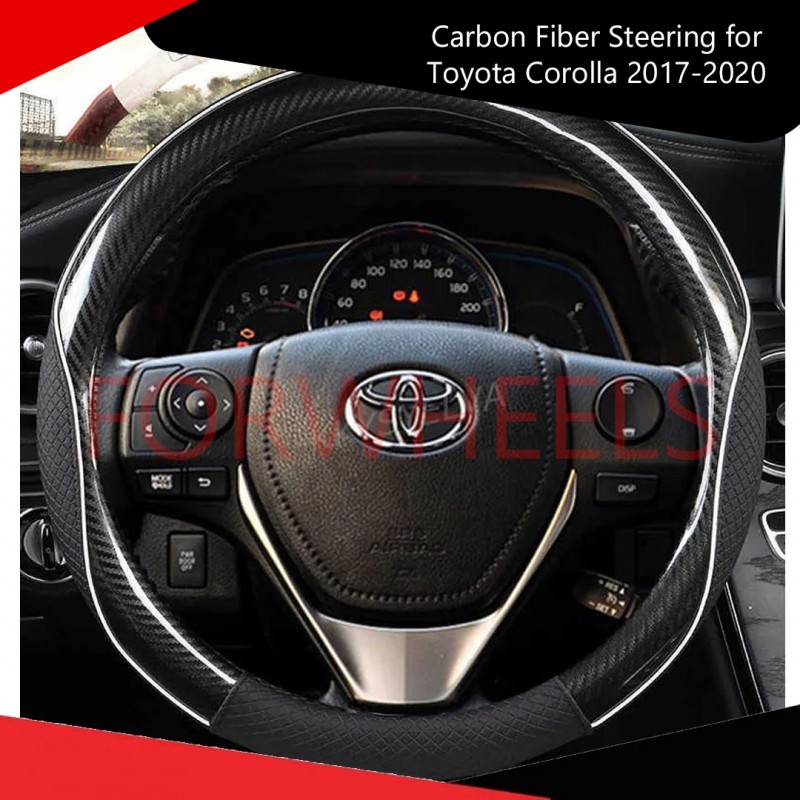 Carbon Fiber Steering for Toyota Corolla 2017-2020 - Enhanced Style & Control