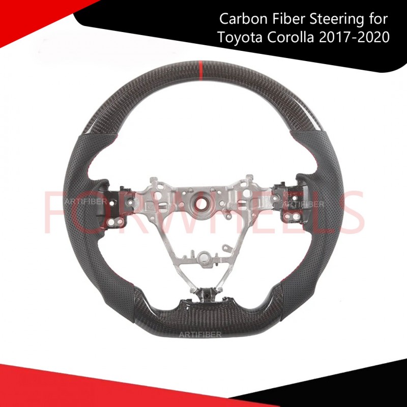 Carbon Fiber Steering for Toyota Corolla 2017-2020 - Enhanced Style & Control