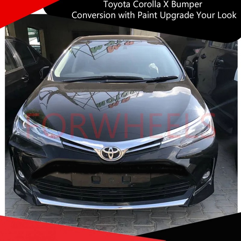Toyota Corolla X Bumper Conversion with Paint Upgrade Your Look