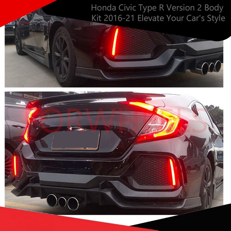 Enhance Your 2016-2021 Honda Civic with the Latest Type R Version 2 Body Kit
