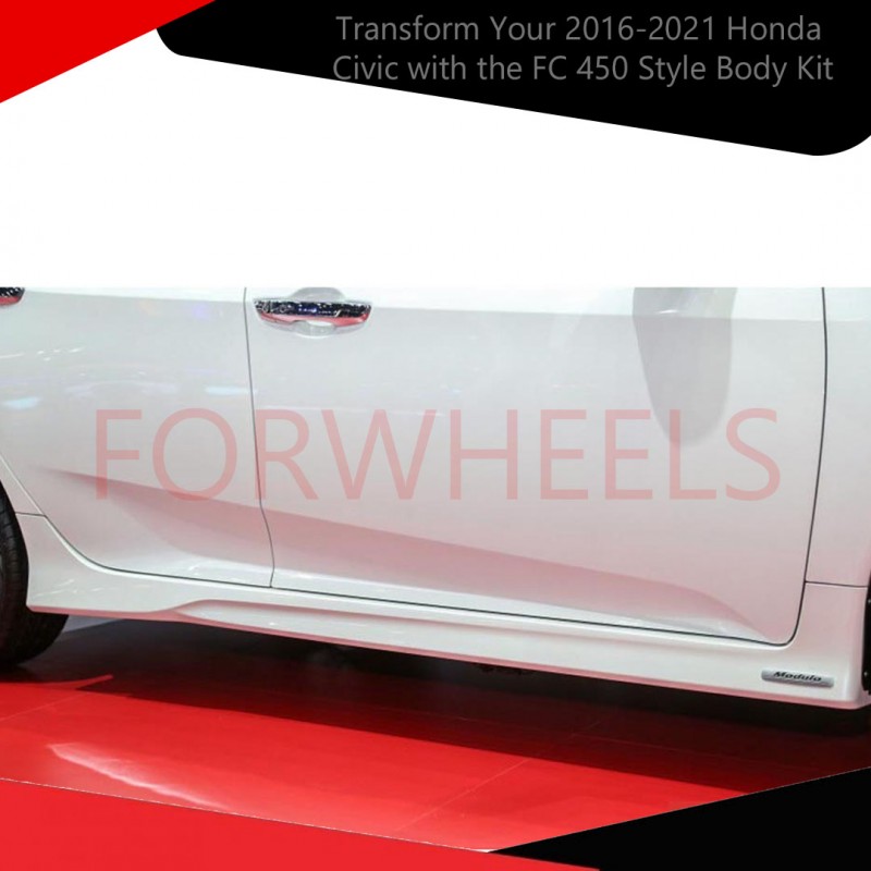 Transform Your 2016-2021 Honda Civic with the FC 450 Style Body Kit