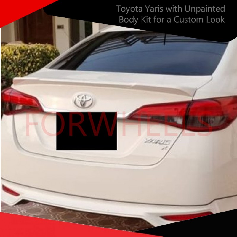 Toyota Yaris with Unpainted Body Kit for a Custom Look