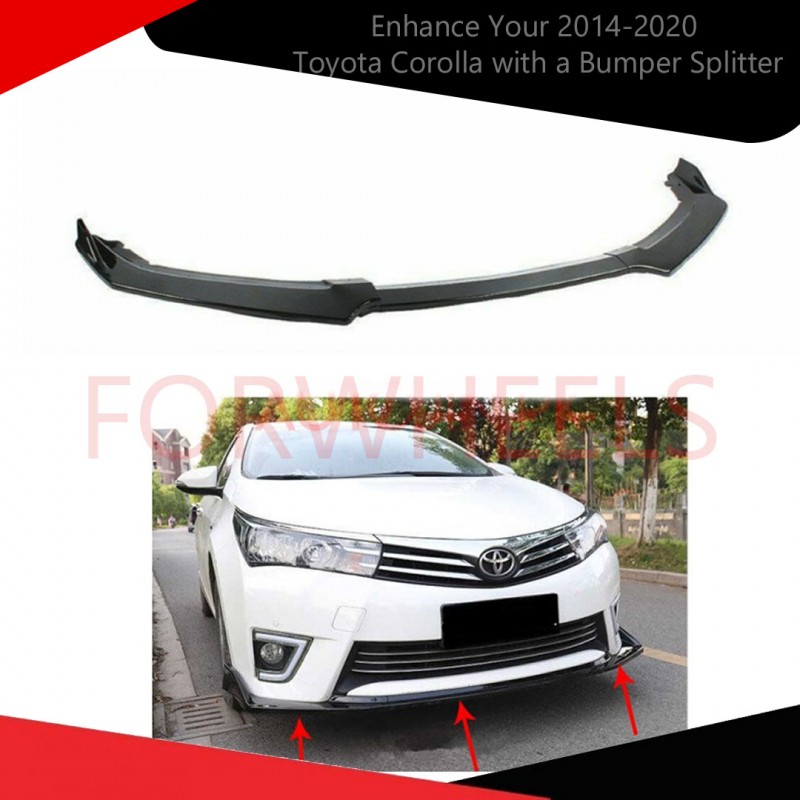 Enhance Your 2014-2020 Toyota Corolla with a Bumper Splitter