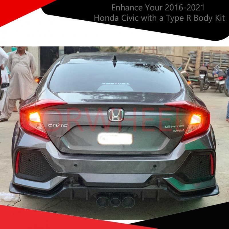 Enhance Your 2016-2021 Honda Civic with a Type R Body Kit