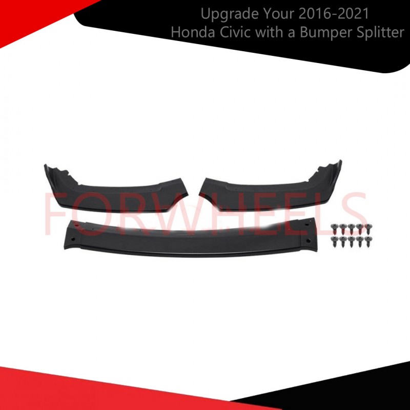 Upgrade Your 2016-2021 Honda Civic with a Bumper Splitter