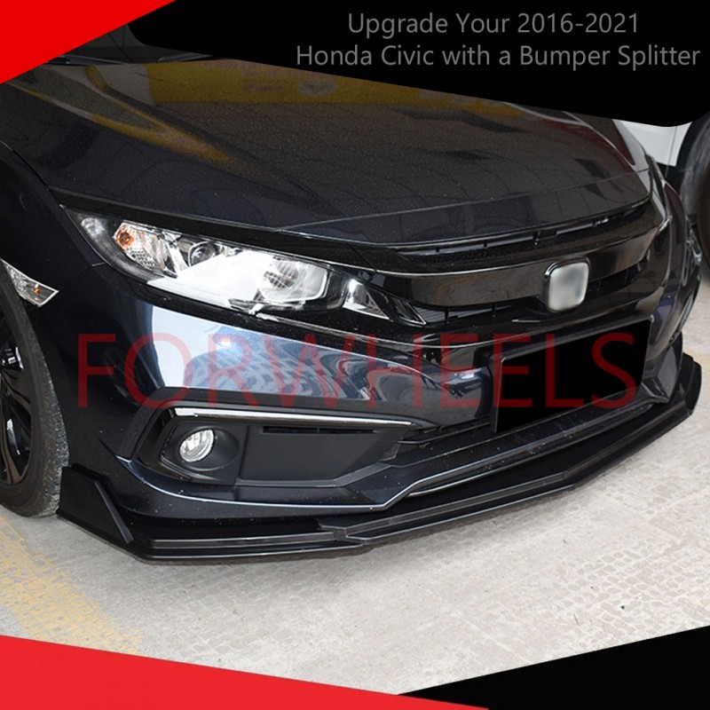 Upgrade Your 2016-2021 Honda Civic with a Bumper Splitter