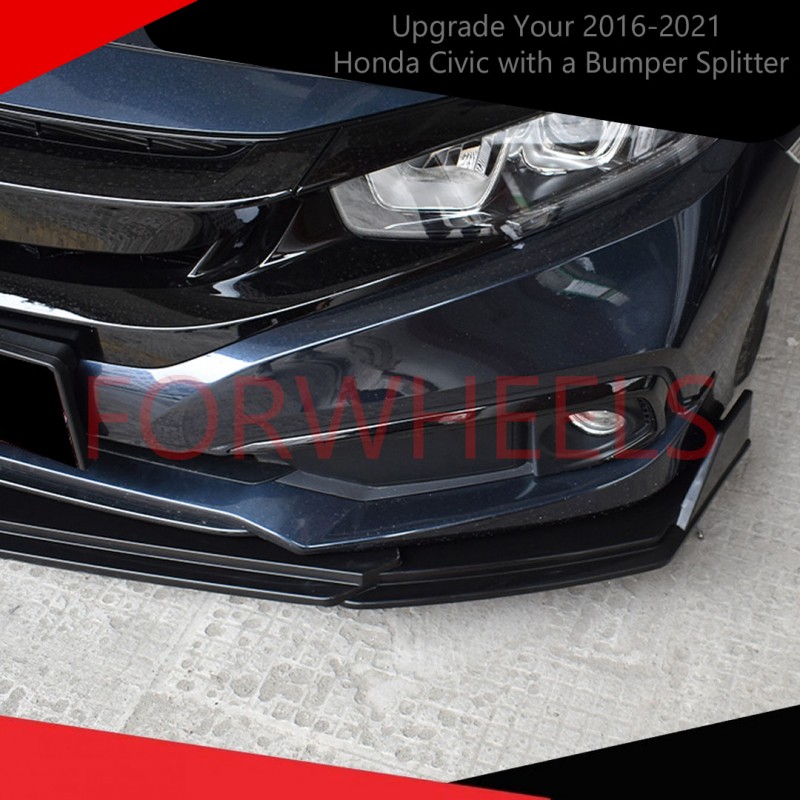 Upgrade Your 2016-2021 Honda Civic with a Bumper Splitter
