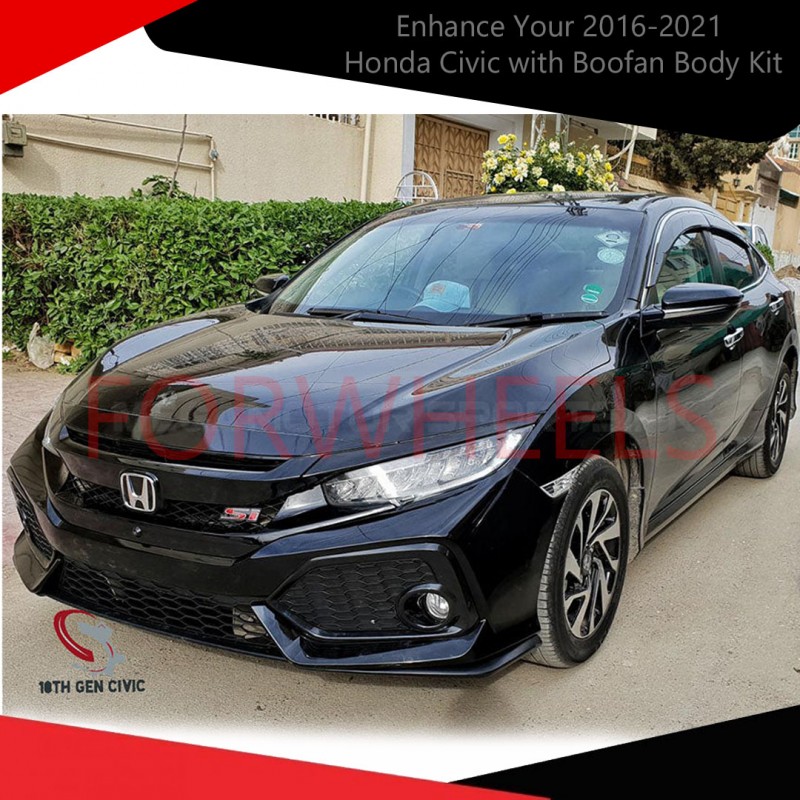 Enhance Your 2016-2021 Honda Civic with Boofan Body Kit