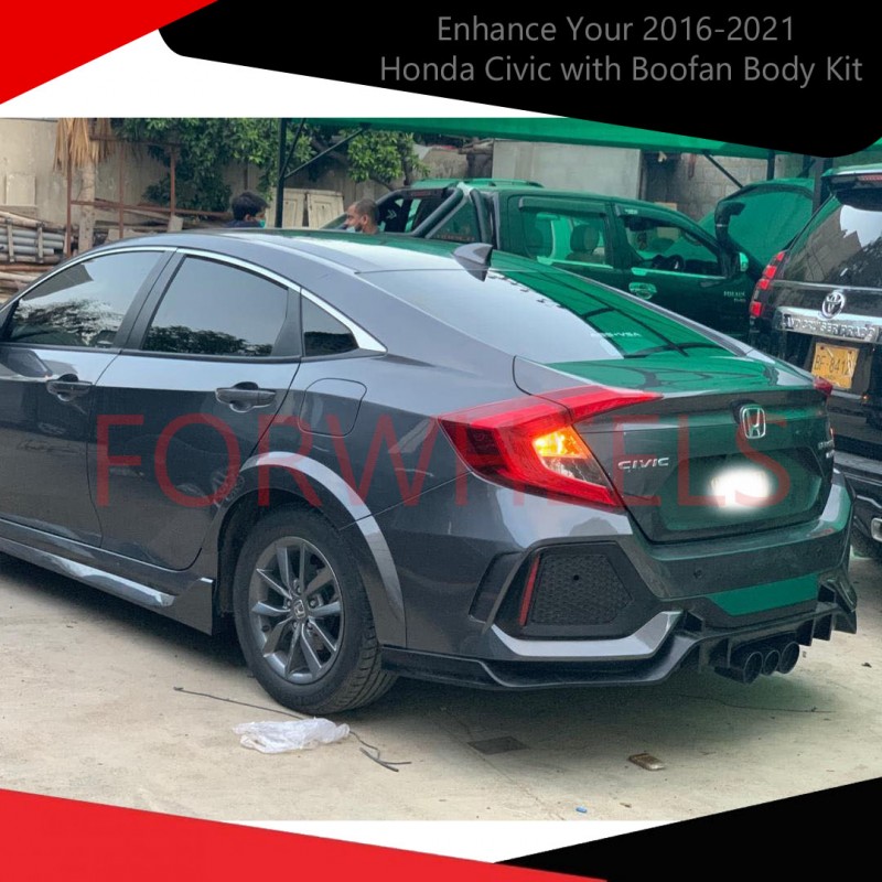 Enhance Your 2016-2021 Honda Civic with Boofan Body Kit
