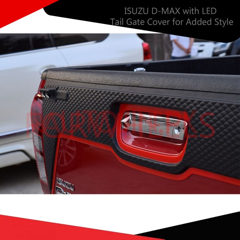 ISUZU D-MAX with LED Tail Gate Cover for Added Style
