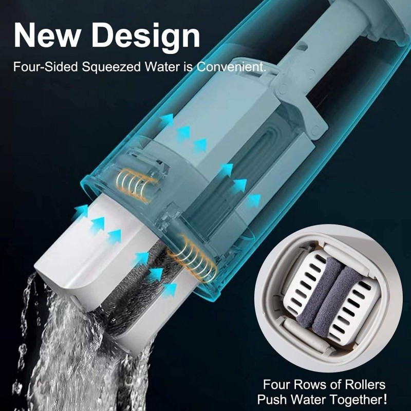 Effortless Cleaning with Mini Portable Mop - Compact & Effective!