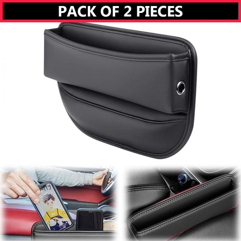 Premium Car Seat Gap Organizer Maximize Space and Keep Essentials Handy Pack Of 2