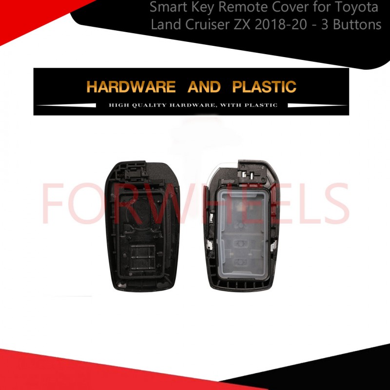 Smart Key Remote Cover for Toyota Land Cruiser ZX 2018-20 - 3 Buttons
