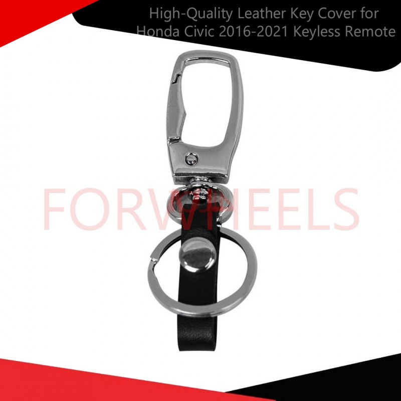 High-Quality Leather Key Cover for Honda Civic 2016-2021 Keyless Remote