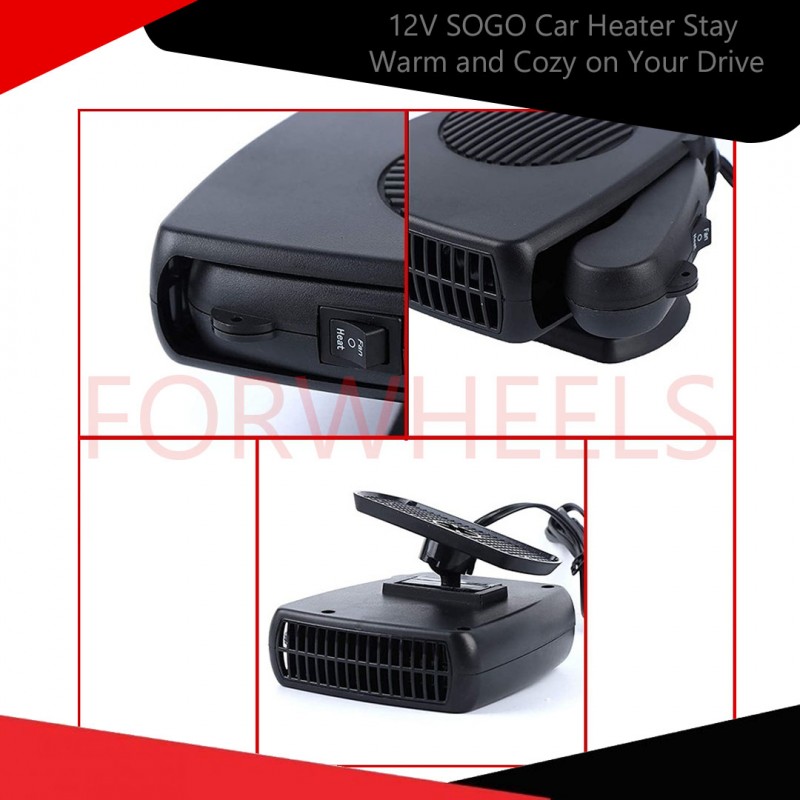 12V SOGO Car Heater Stay Warm and Cozy on Your Drive