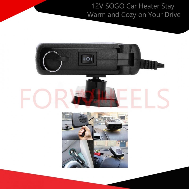 12V SOGO Car Heater Stay Warm and Cozy on Your Drive