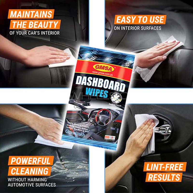 Auto Interior Cleaning Wipes Best Car Dashboard Cleaning Solution