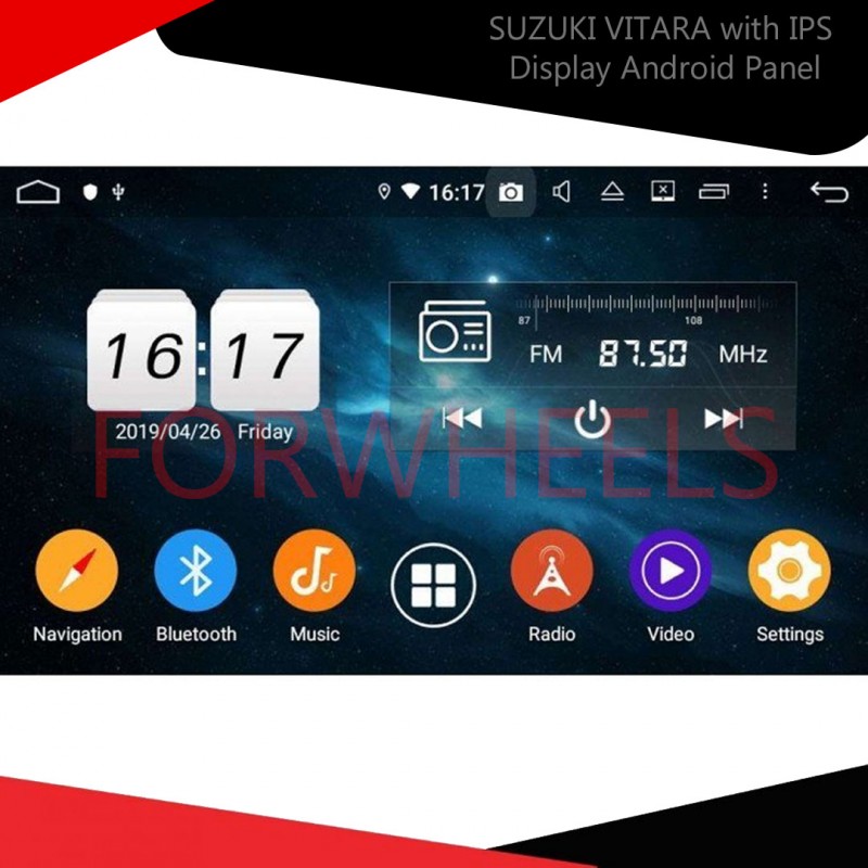 SUZUKI VITARA with IPS Display Android Panel 6 Month Warranty VELLFIRE