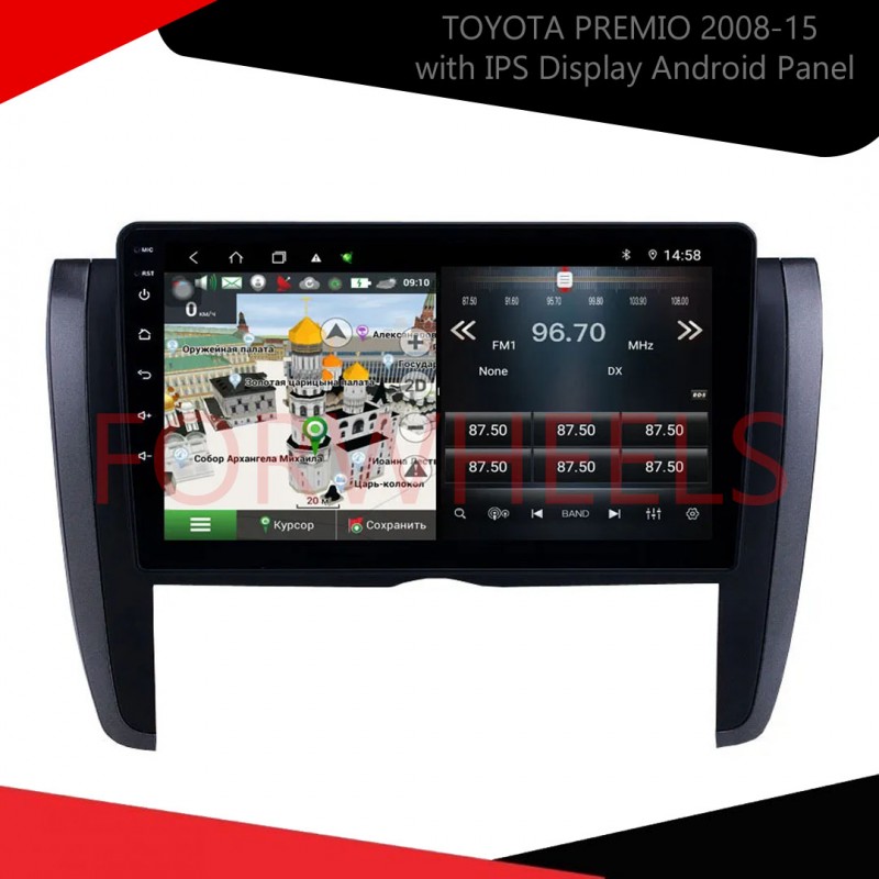 TOYOTA PREMIO 2008-15 with IPS Display Android Panel 6 Month Warranty  VELLFIRE