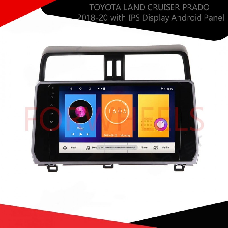 TOYOTA LAND CRUISER PRADO 2018-20 with IPS Display Android Panel 6 Month Warranty VELLFIRE