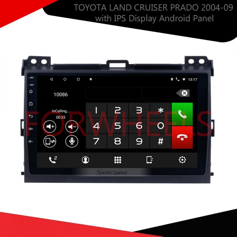 TOYOTA LAND CRUISER PRADO 2004-09 with IPS Display Android Panel 6 Month Warranty VELLFIRE
