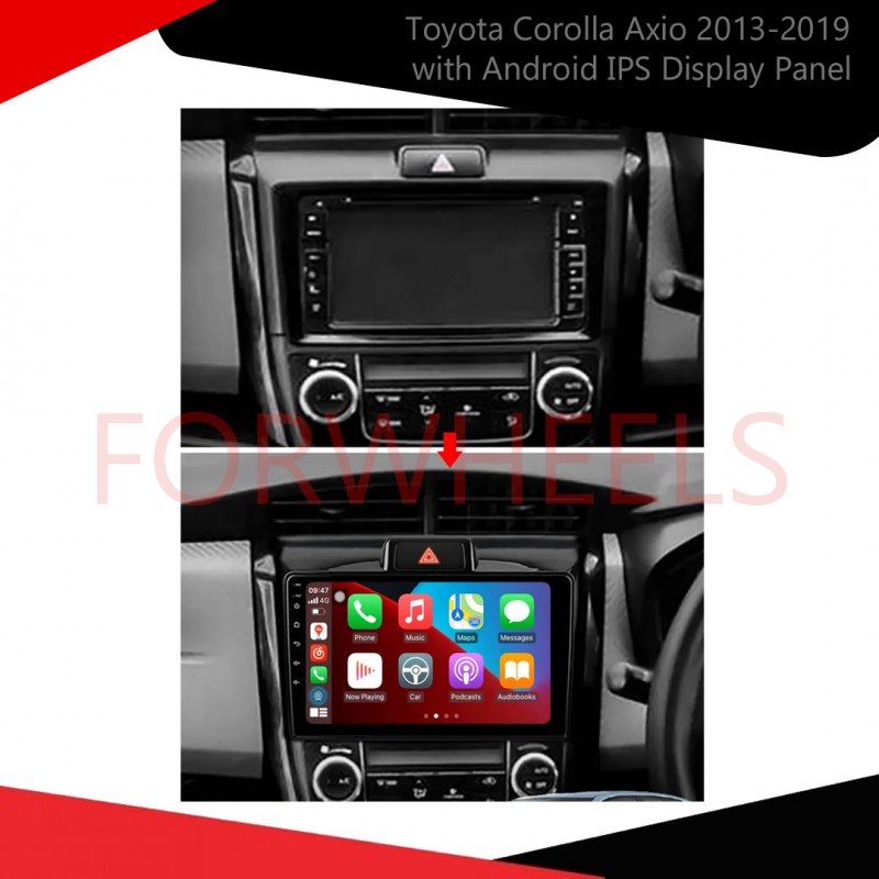 Toyota Corolla Axio 2013-2019 with Android IPS Display Panel  6-Month Warranty   Vellfire