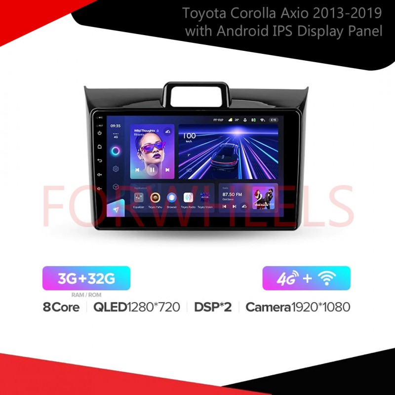 Toyota Corolla Axio 2013-2019 with Android IPS Display Panel  6-Month Warranty   Vellfire
