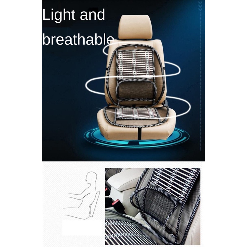 Breathable Back Support and Massage Cushion