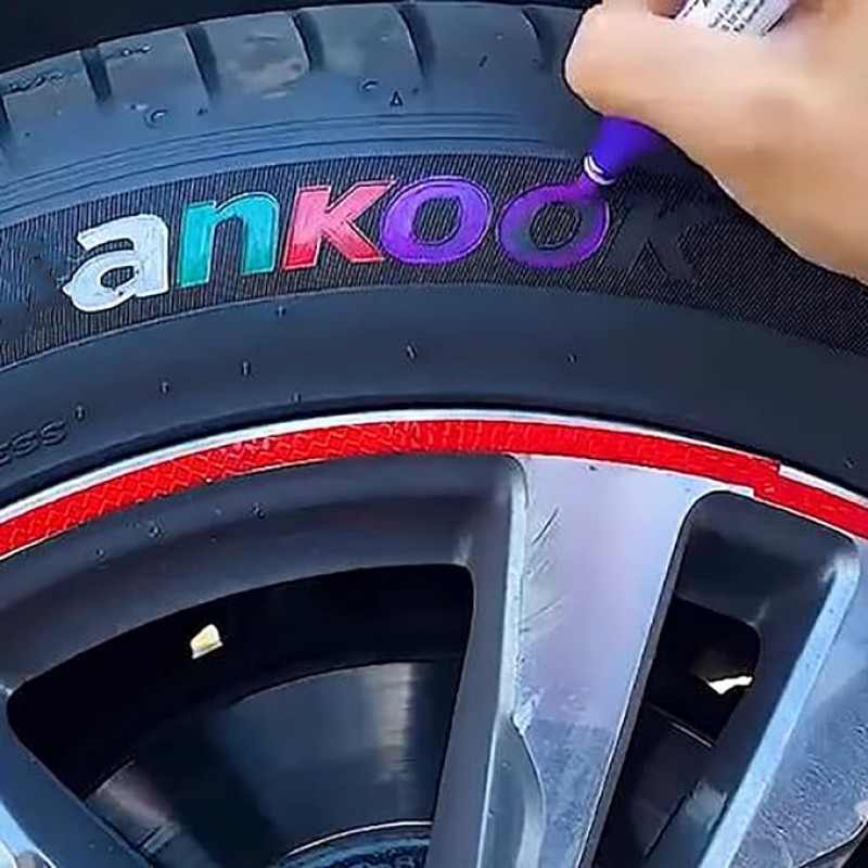 Waterproof Permanent Tire Marker Pen for Car Tyre Wheel Metal Paint