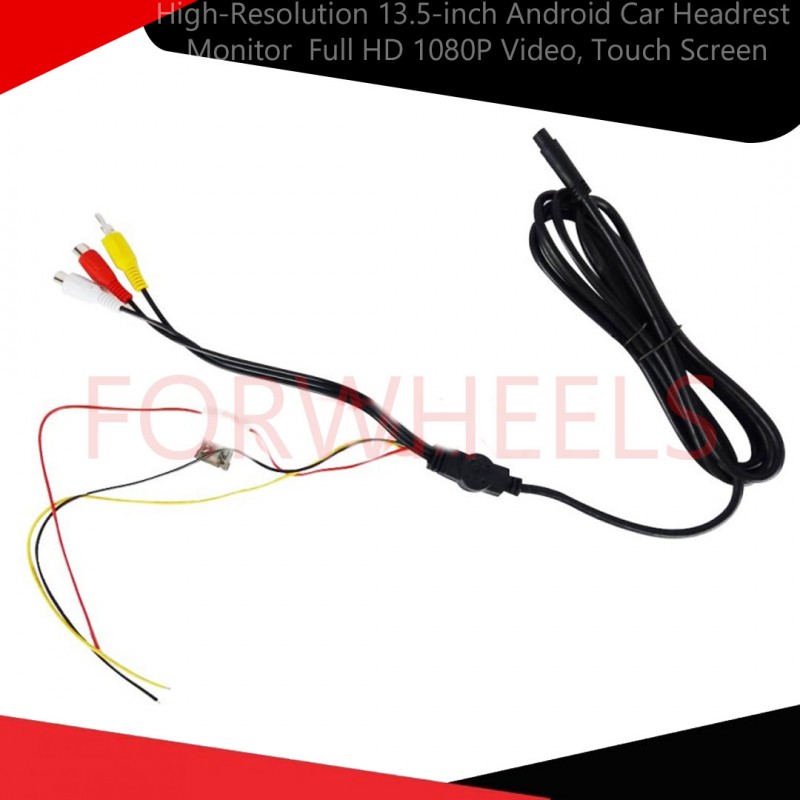 High-Resolution 13.5-inch Android Car Headrest Monitor  Full HD 1080P Video, Touch Screen, WiFi, Bluetooth, USB, SD, FM - MP5 Video Player