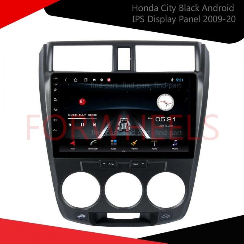 Honda City Black Android IPS Display Panel 2009-20     6-Month Warranty    Vellfire
