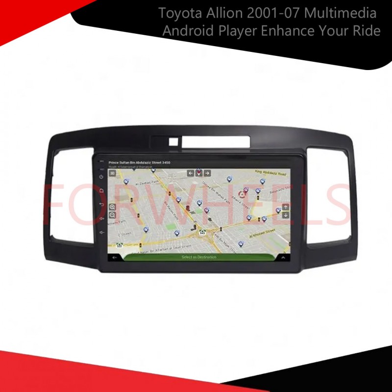 Toyota Allion 2001-07 Multimedia  Android Player Enhance Your Ride with  Vellfire