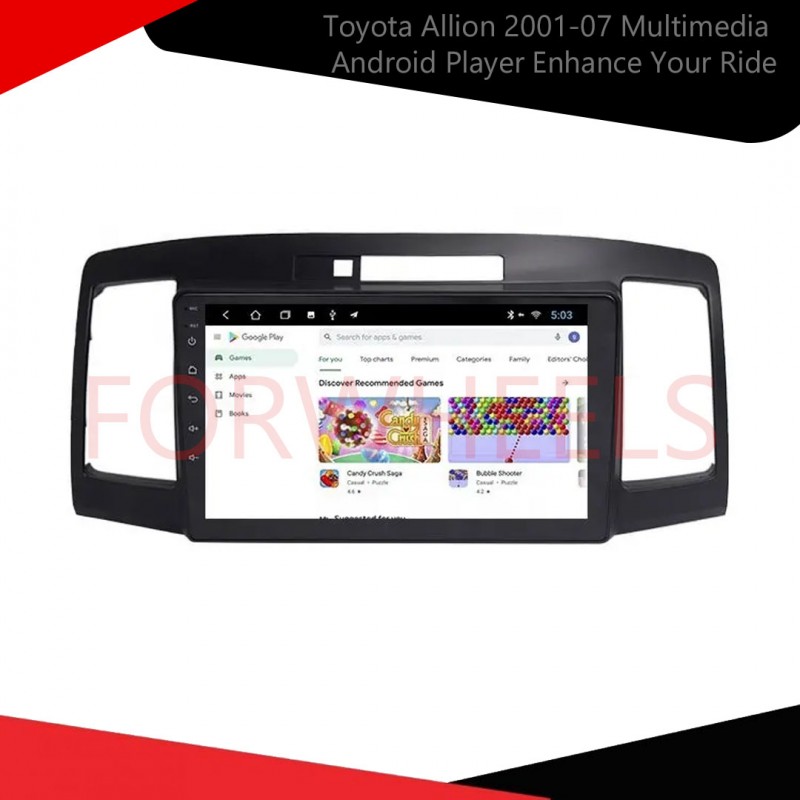 Toyota Allion 2001-07 Multimedia  Android Player Enhance Your Ride with  Vellfire