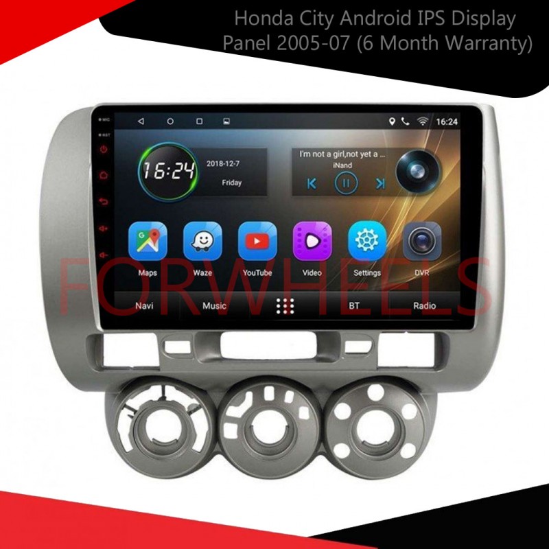 Honda City Android IPS Display Panel 2005-07 (6 Month Warranty)