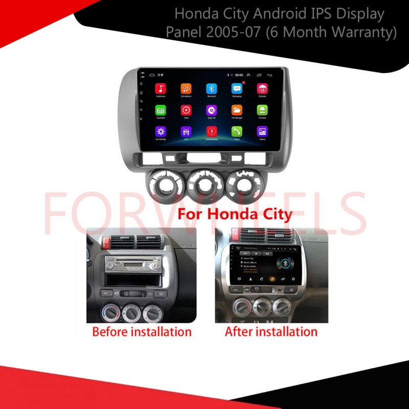 Honda City Android IPS Display Panel 2005-07 (6 Month Warranty)