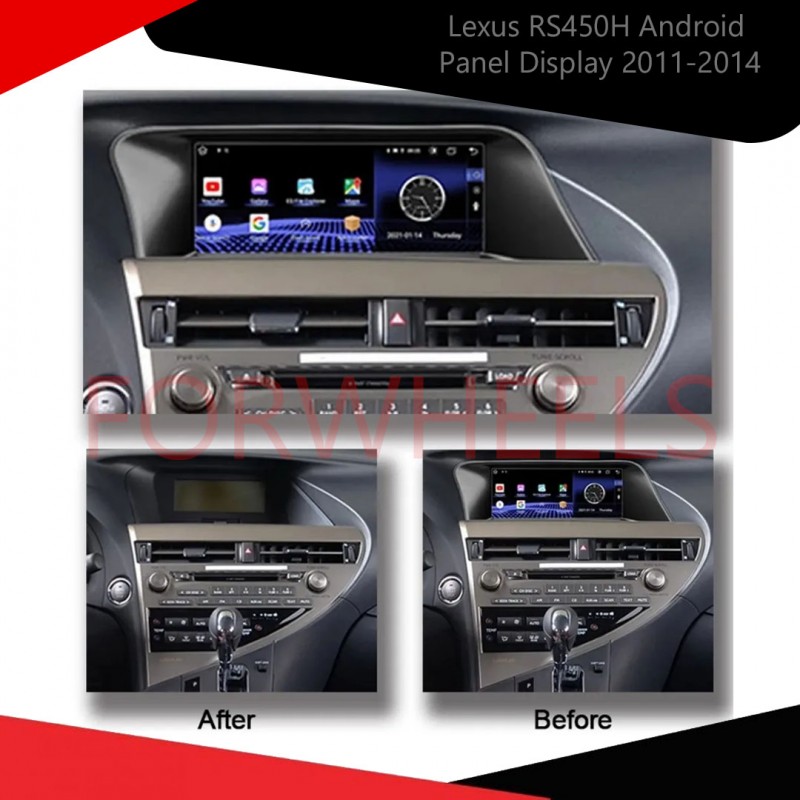 Lexus RS450H Android Panel Display 2011-2014 Upgrade Your Infotainment System