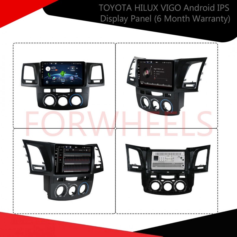 TOYOTA HILUX VIGO Android IPS Display Panel (6 Month Warranty)