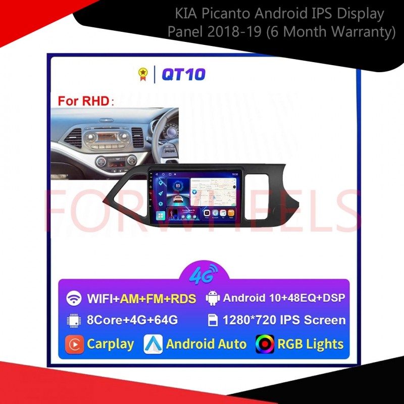KIA Picanto Android IPS Display Panel 2018-19 (6 Month Warranty)