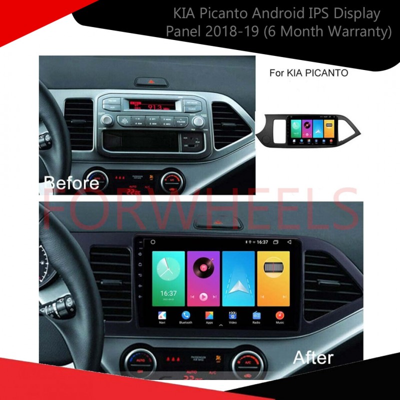 KIA Picanto Android IPS Display Panel 2018-19 (6 Month Warranty)