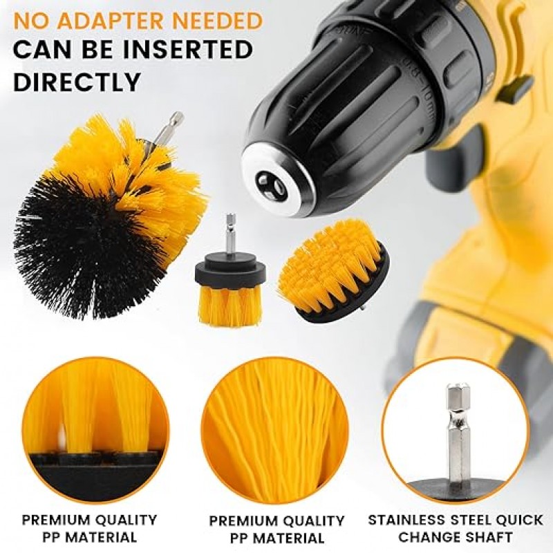 Power Scrubber Drill Brush for Efficient Cleaning