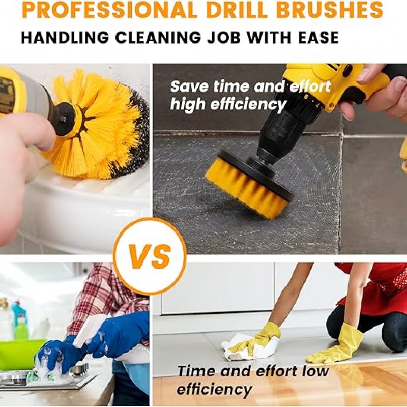 Power Scrubber Drill Brush for Efficient Cleaning