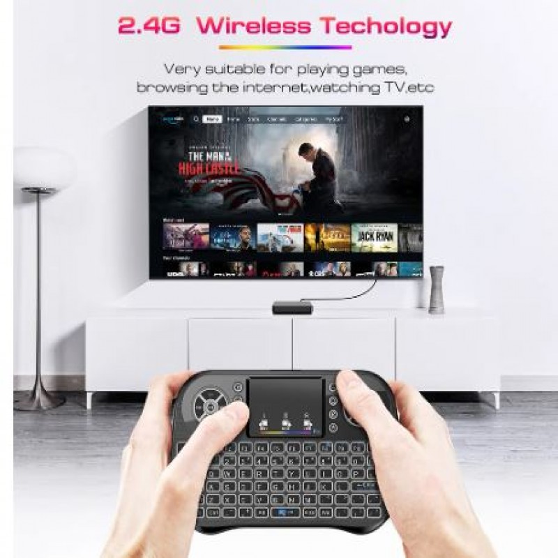 I10 Mini Wireless Bluetooth Backlit Touchpad 