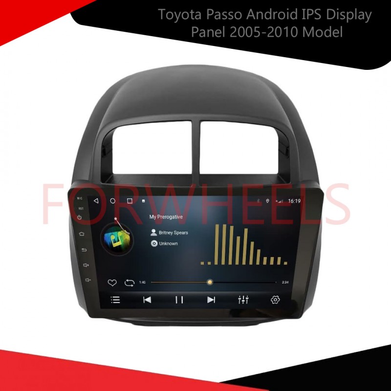 Toyota Passo Android IPS Display Panel 2005-2010 Model  6-Month Warranty Vellfire Compatible